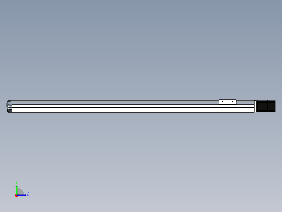 Toyo东佑达直线模组-ETH10-1050-BC-200W左视图