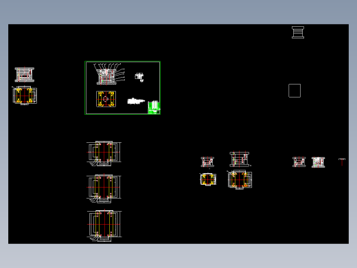 按钮注射模设计