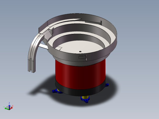 K398 振动盘3D模型