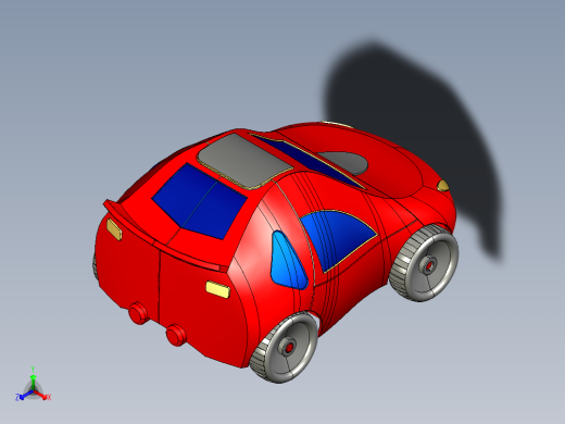 变形金刚 车装配模型