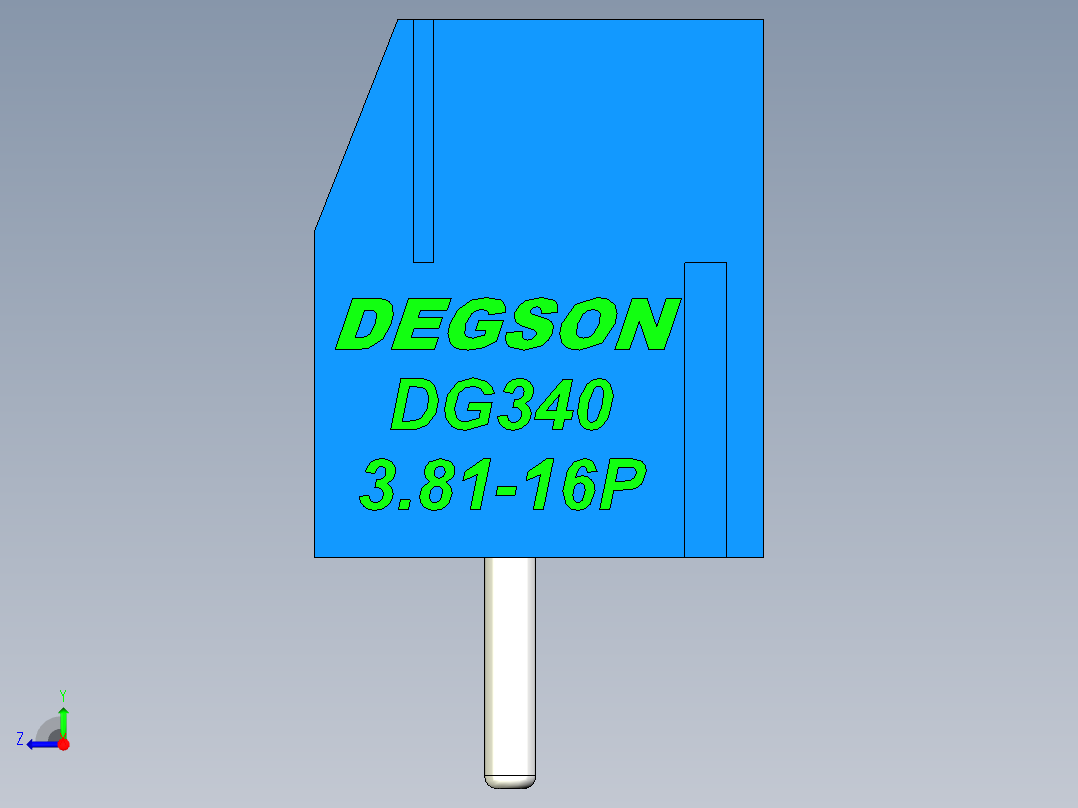 DG340-3.81-16P-12-00AH右视图