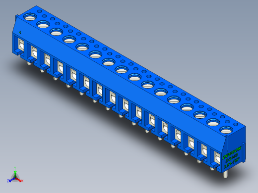 DG340-3.81-16P-12-00AH正等轴测缩略图