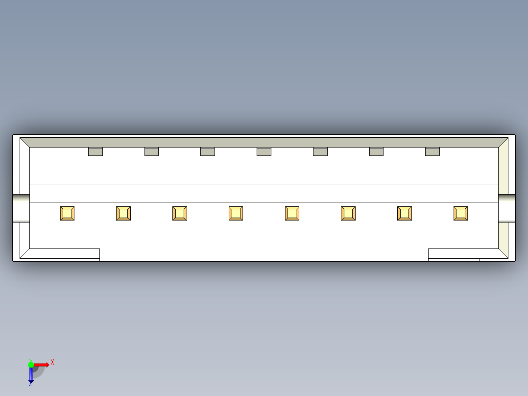 JST-B8B-PH-K-S俯视图