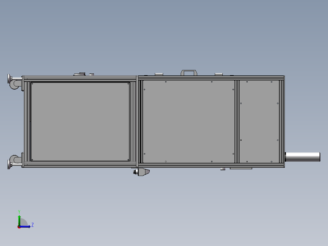 插头组装机3D模型左视图