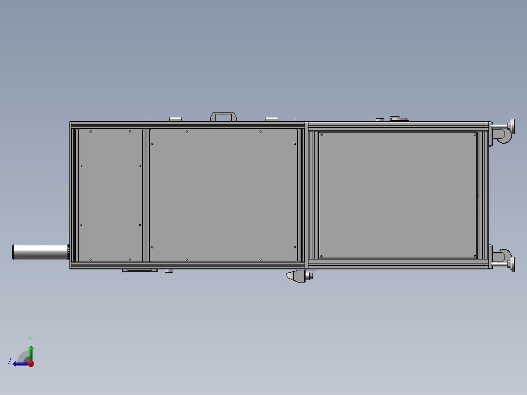 插头组装机3D模型右视图