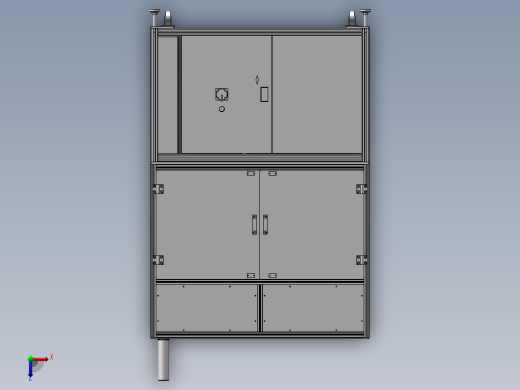 插头组装机3D模型俯视缩略图