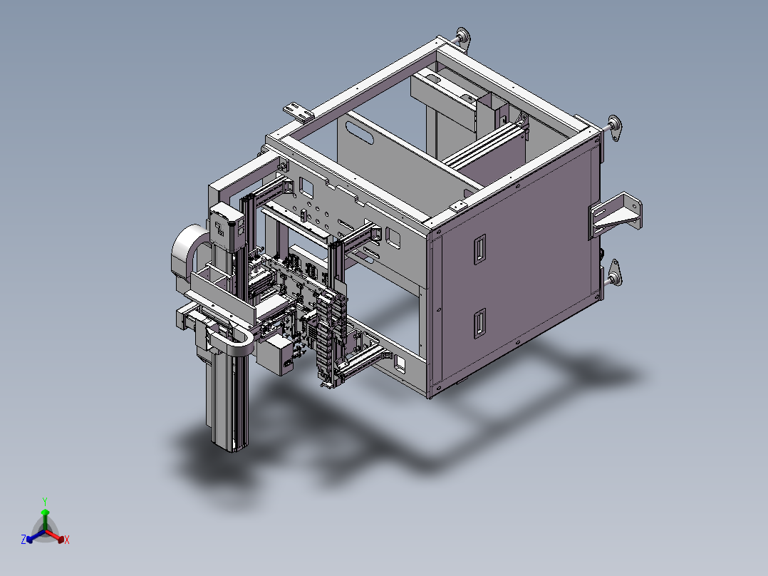 自动取料机正等轴测图