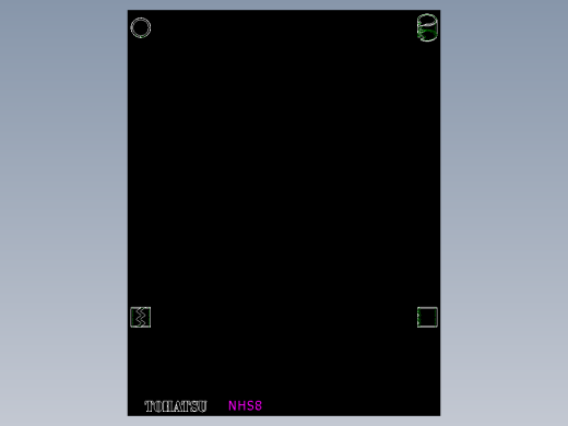 固定梢彈簧塞NH,NHS-2D多系列多零件图纸模型
