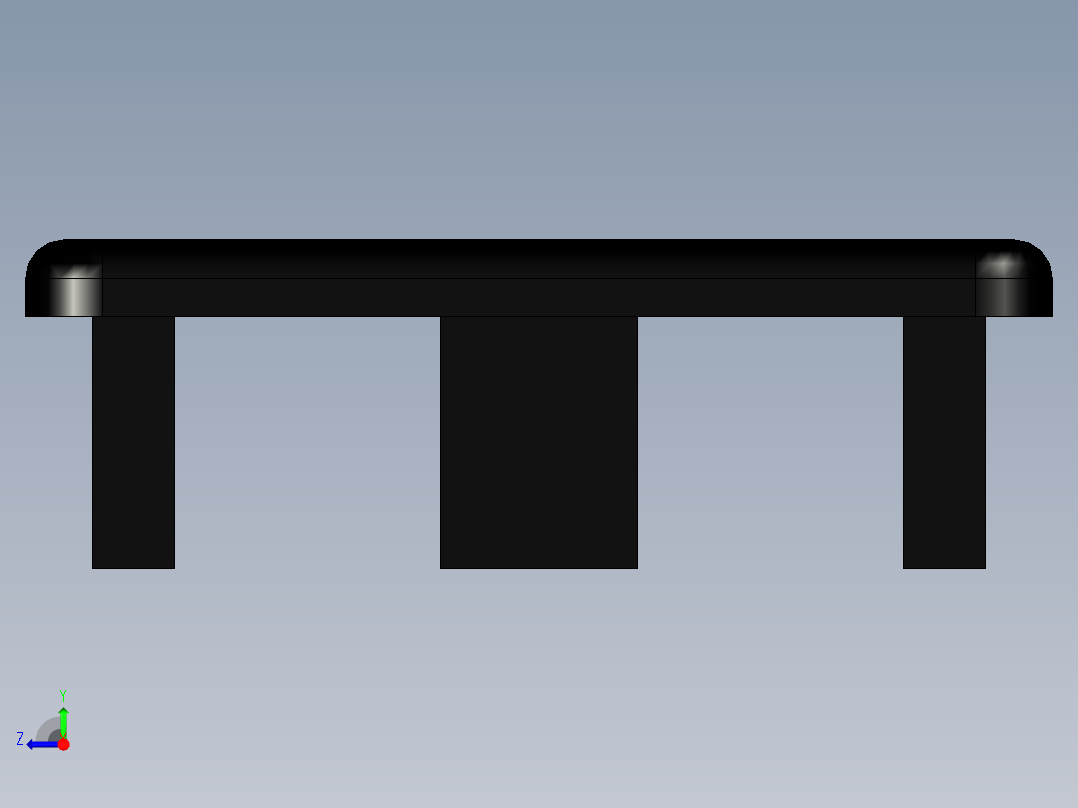 型材-KJN CABLE CONDUIT CAP 40X40 KJN511080右视图