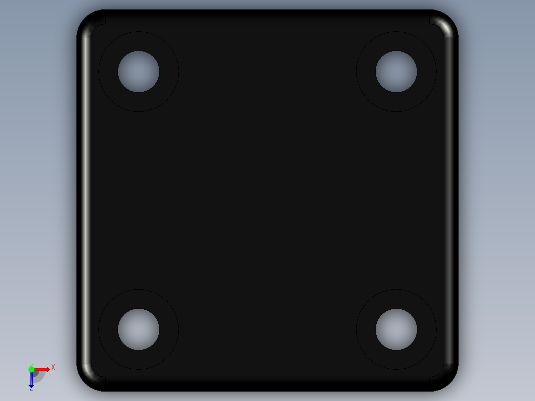 型材-KJN CABLE CONDUIT CAP 40X40 KJN511080俯视图