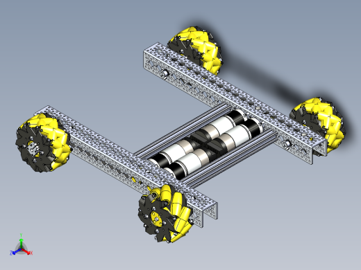 2019 FTC 6964 Igutech麦克纳姆轮车底盘