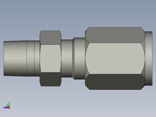 卡套式工业通用硬管接头4_fbu-s右视缩略图