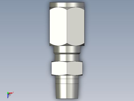卡套式工业通用硬管接头4_fbu-s俯视缩略图