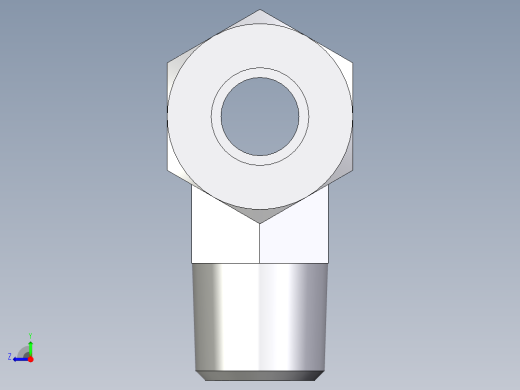 卡套式工业通用硬管接头EO_Male_stud_run_tee_TE10LRCF右视缩略图