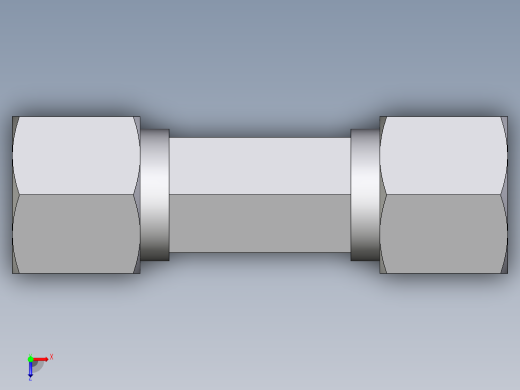 卡套式工业通用硬管接头EO_Male_stud_run_tee_TE10LRCF俯视缩略图