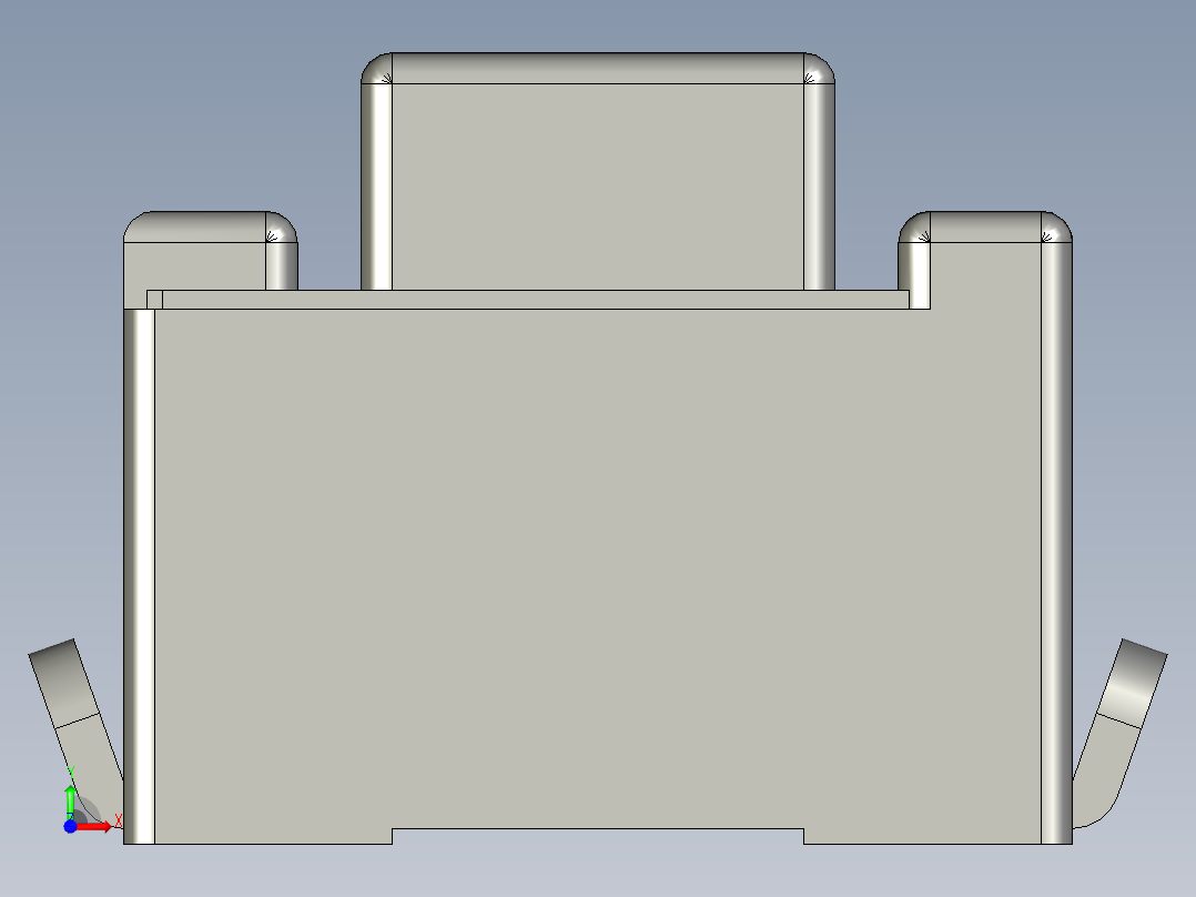 1 6.0㎜ × 3.5㎜ SMD轻触开关前视图