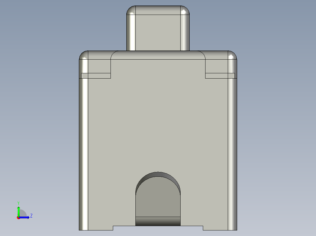 1 6.0㎜ × 3.5㎜ SMD轻触开关左视图