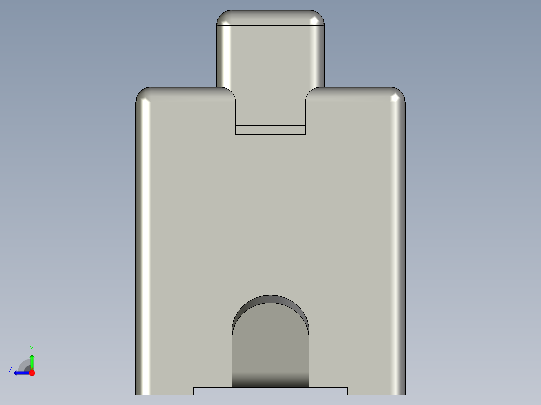 1 6.0㎜ × 3.5㎜ SMD轻触开关右视图