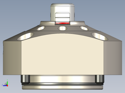 KOSMEKSFA3000-M1N-160多系列多零件图纸模型多系列多零件图纸模型右视缩略图