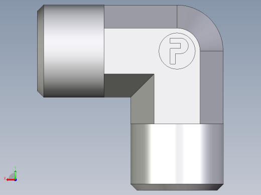 卡套式工业通用硬管接头EO_Union_elbow_W08L71X后视缩略图