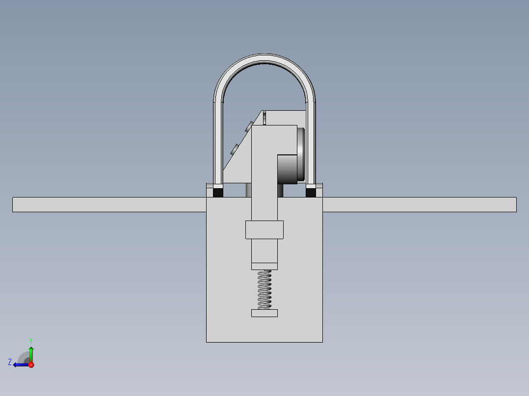 铝型材生产加工用切割装置右视图