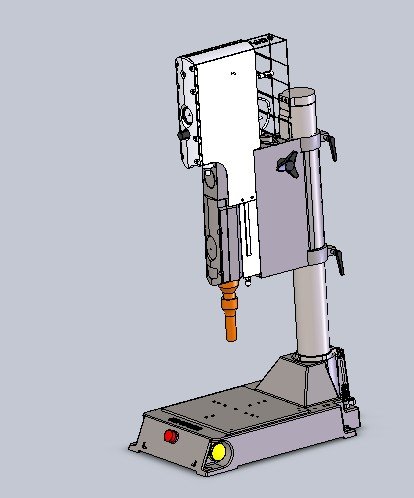 超声波焊接机 自动化设备3D图纸3D模型缩略图