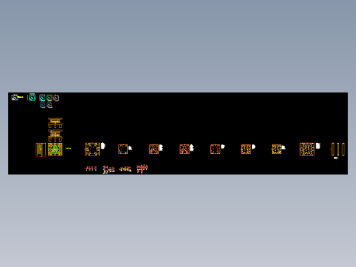 整形打斜模整套图纸
