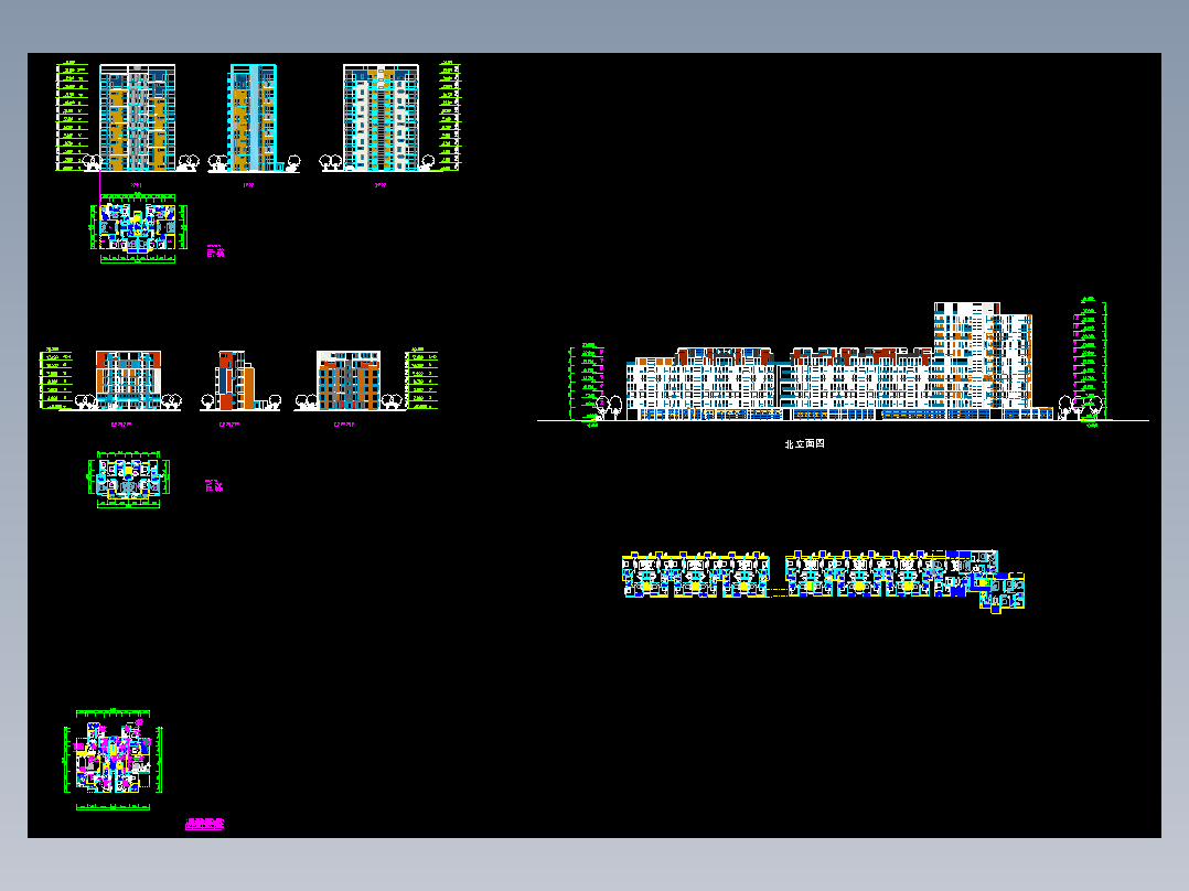 一梯二户多层户型