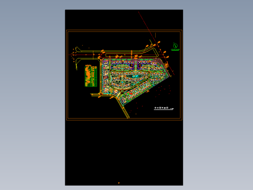 小区总平面布置图1
