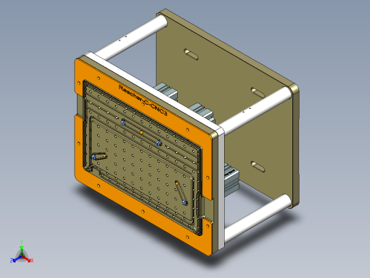 REACHER-C-笔记本CNC工装夹具三维模型CNC3-0912正等轴测缩略图