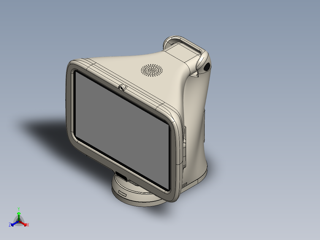 POS机(6)正等轴测图