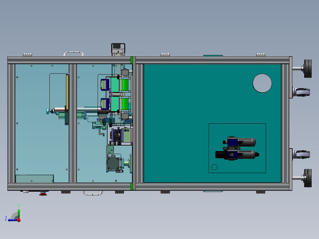 自动振摆检测设备sw16可编辑右视图