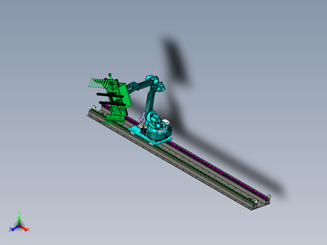 配有移动底座的抓取机械手