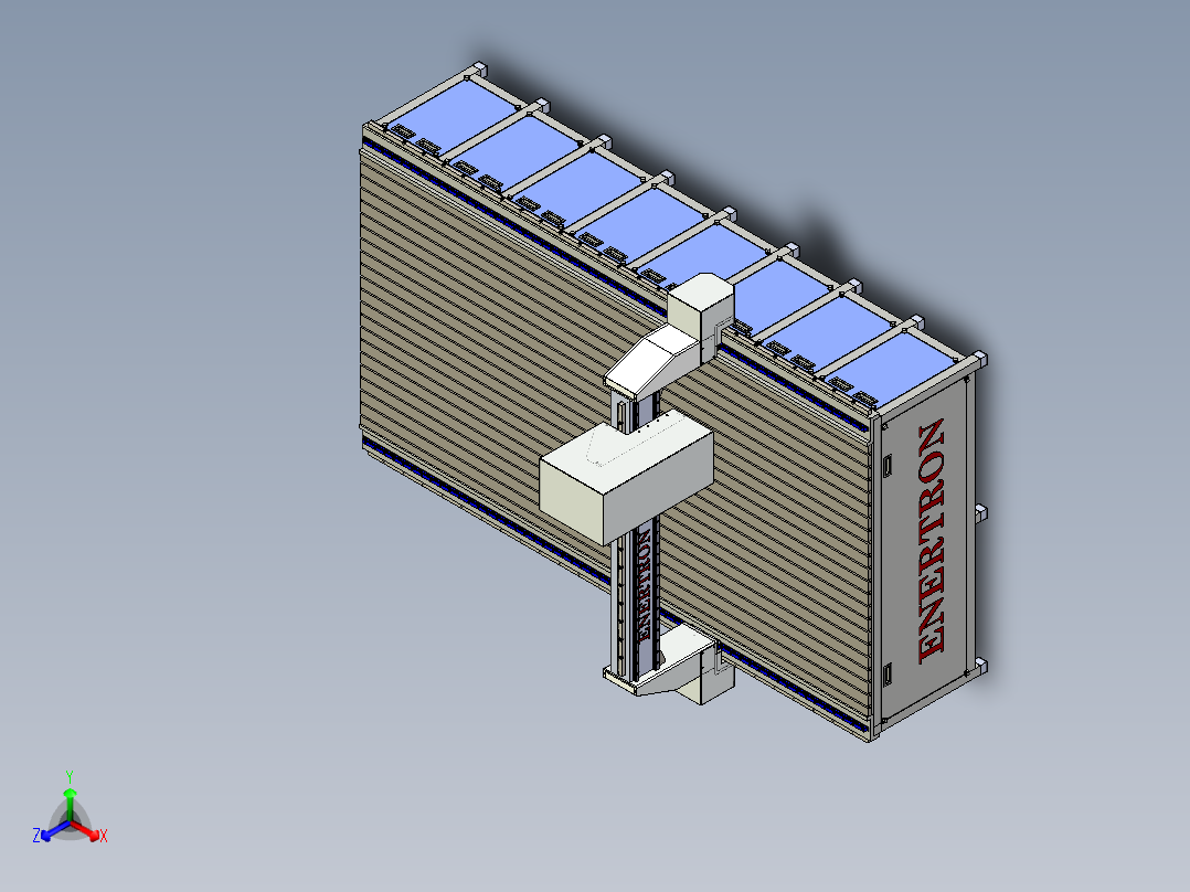 B2004516-数控木工雕刻机正等轴测图