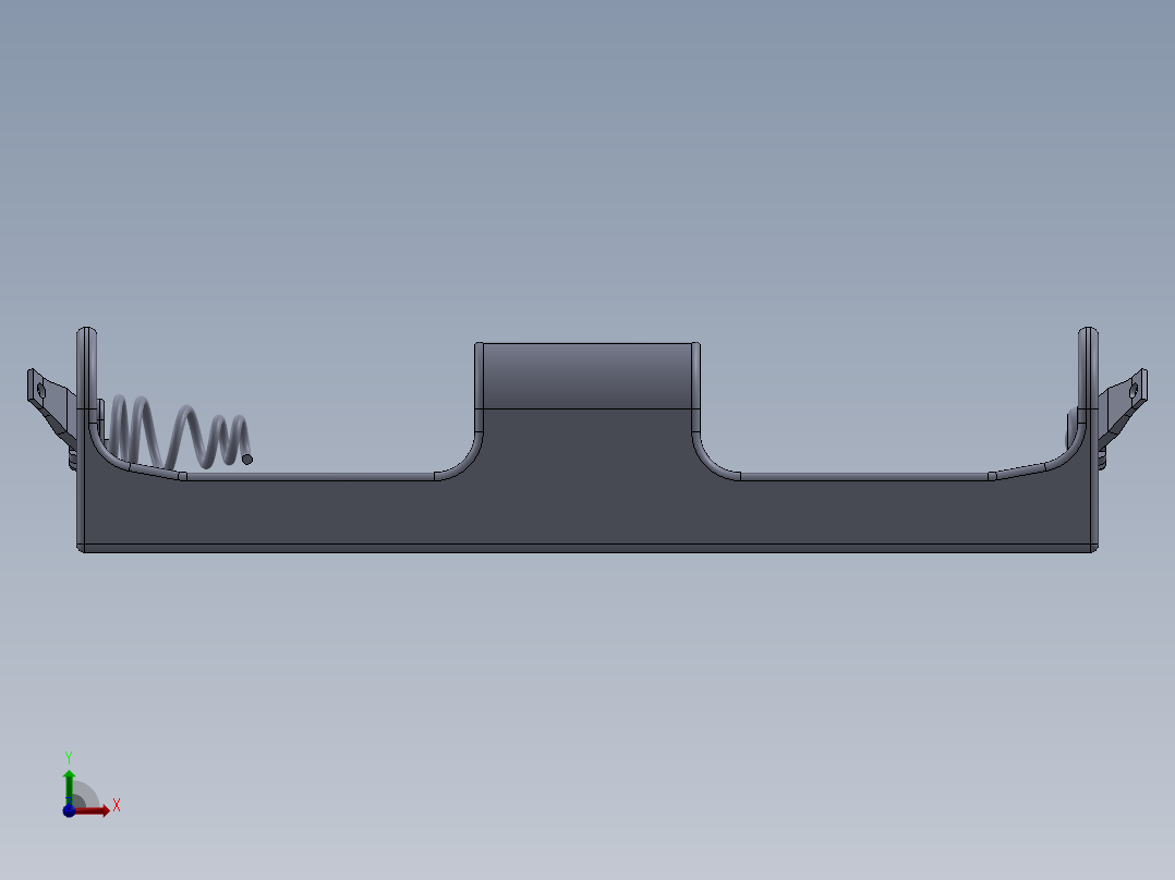 电池仓、电池(46)前视图