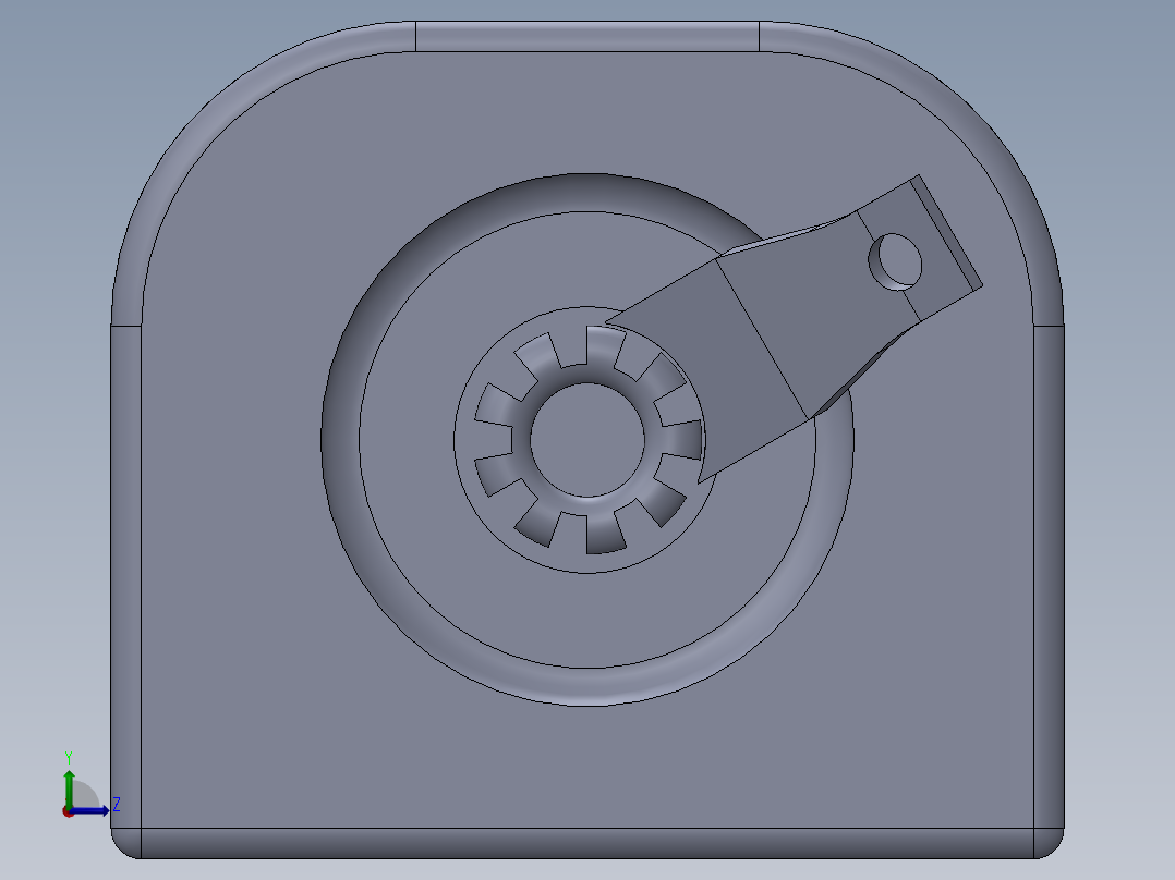 电池仓、电池(46)左视图