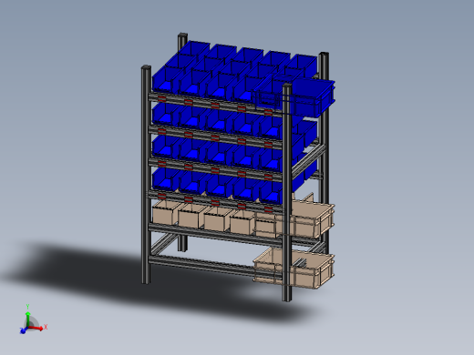 货架、可移动物料架