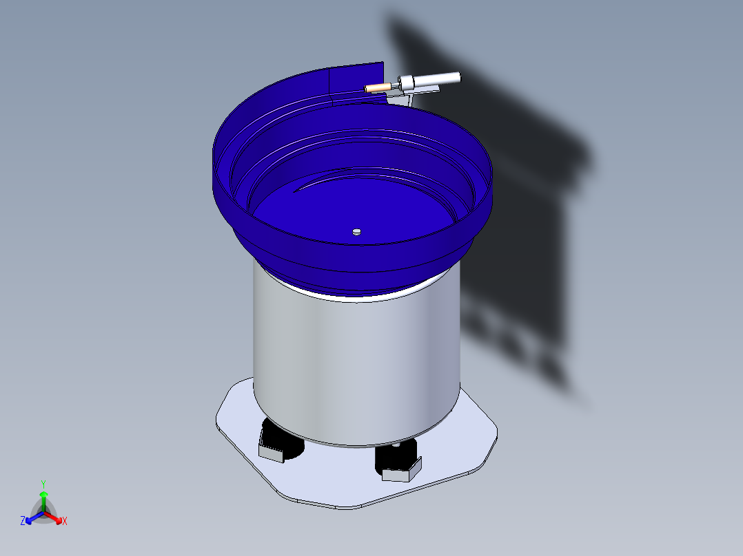 B3003863-振动盘正等轴测图