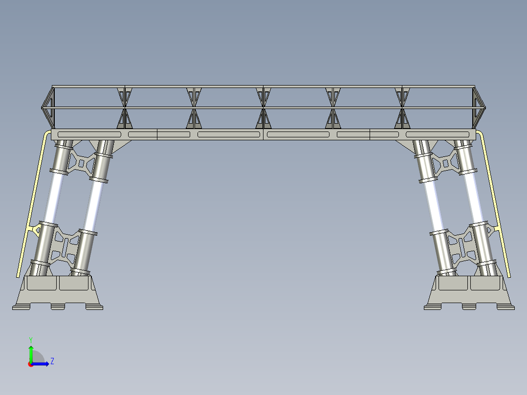 B2004201-X翼吊架左视图