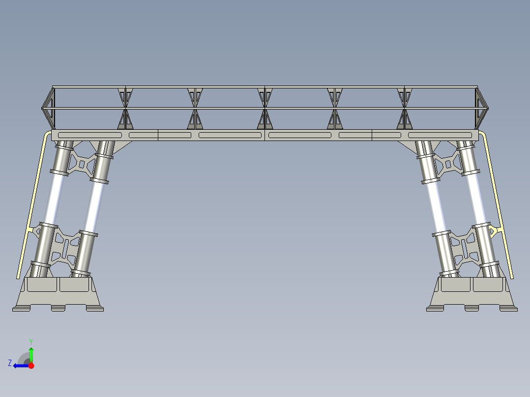 B2004201-X翼吊架右视图
