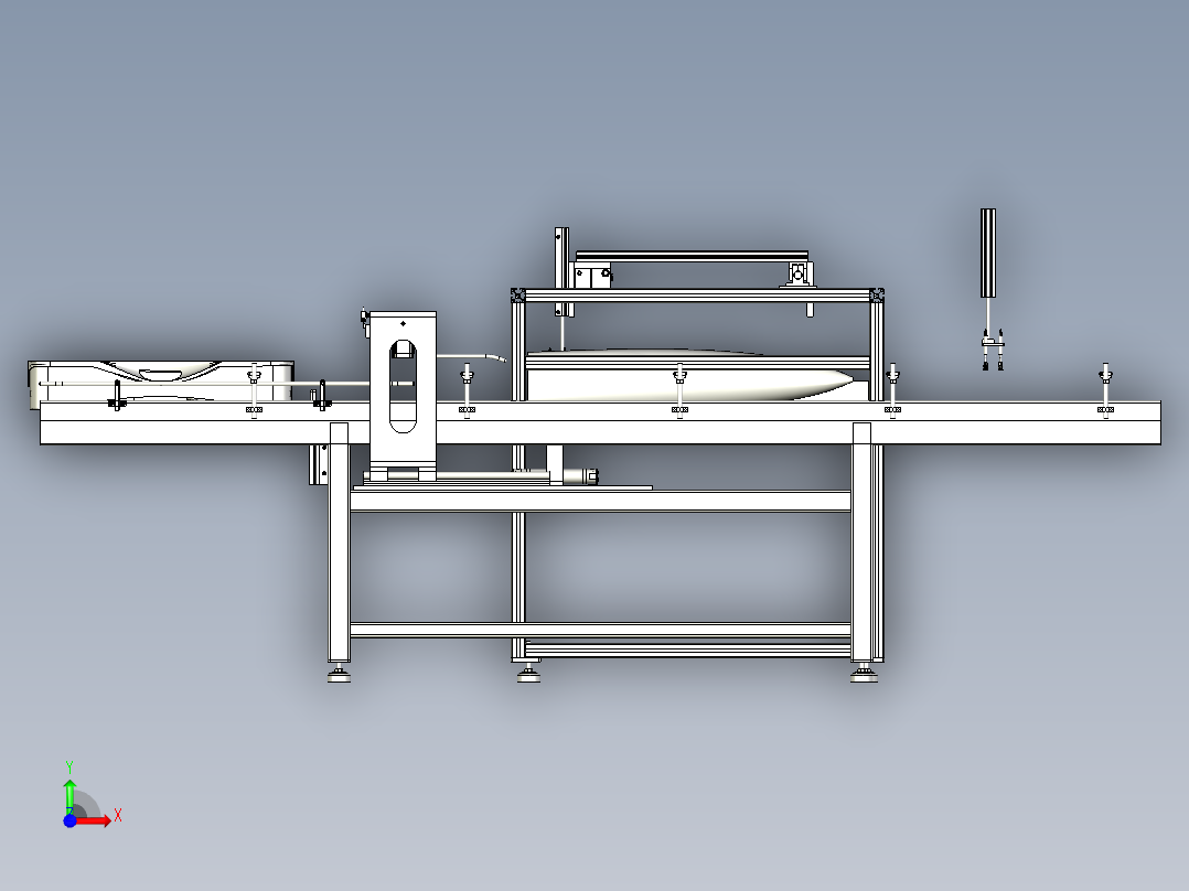自动装袋机前视图