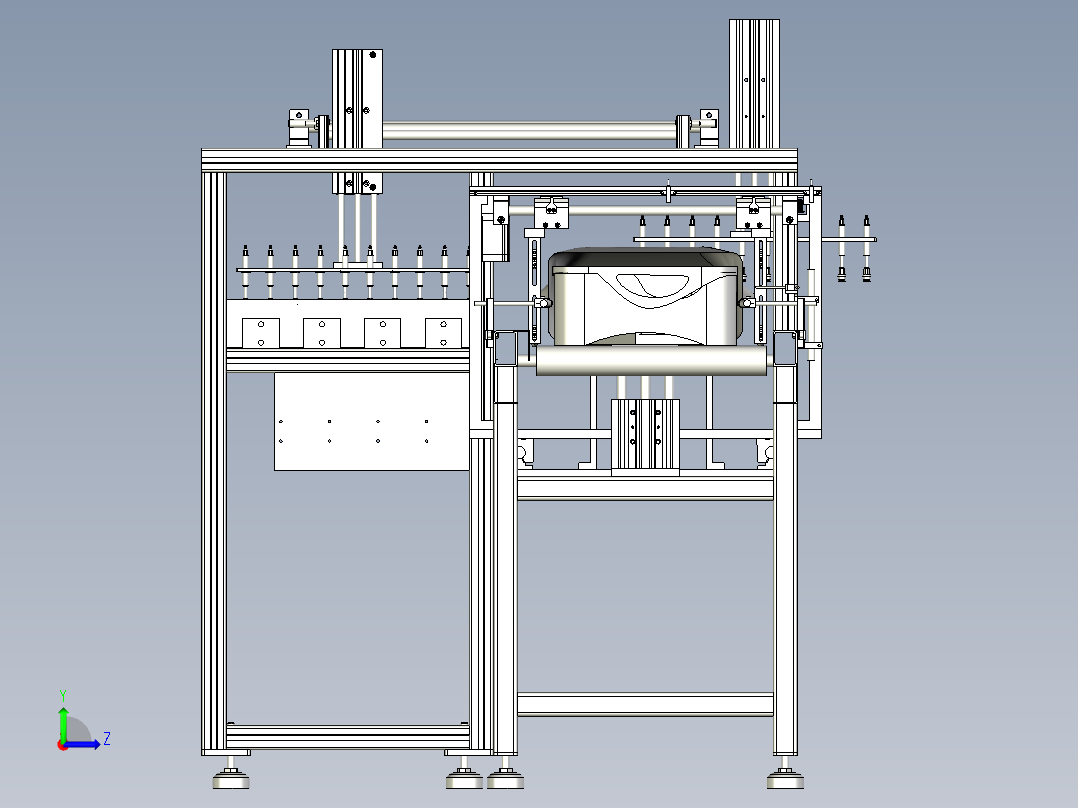 自动装袋机左视图