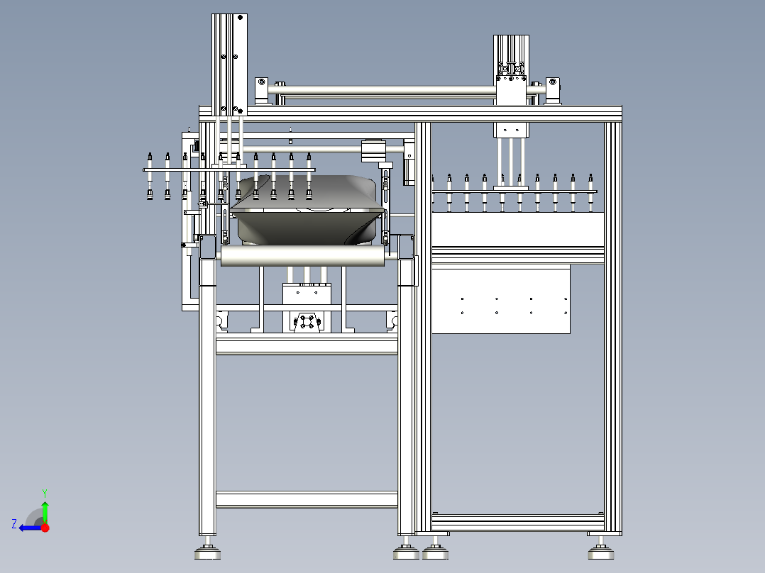 自动装袋机右视图