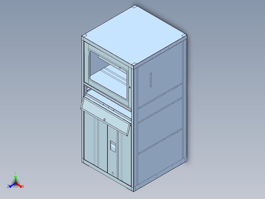 电脑柜钣金件设计