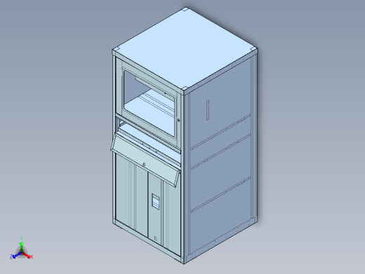 电脑柜钣金件设计