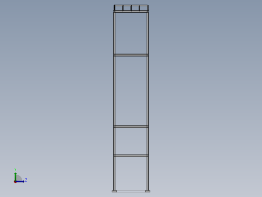 钢棚左视缩略图