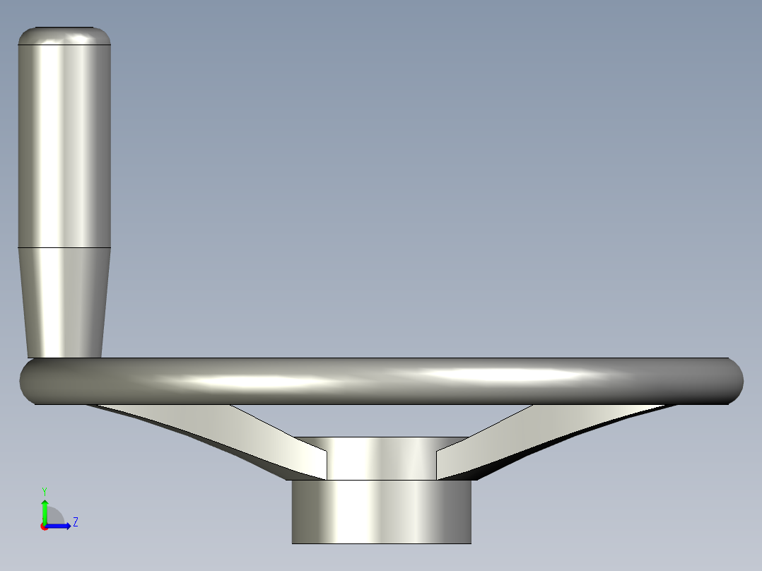HAM76-D125手轮左视图