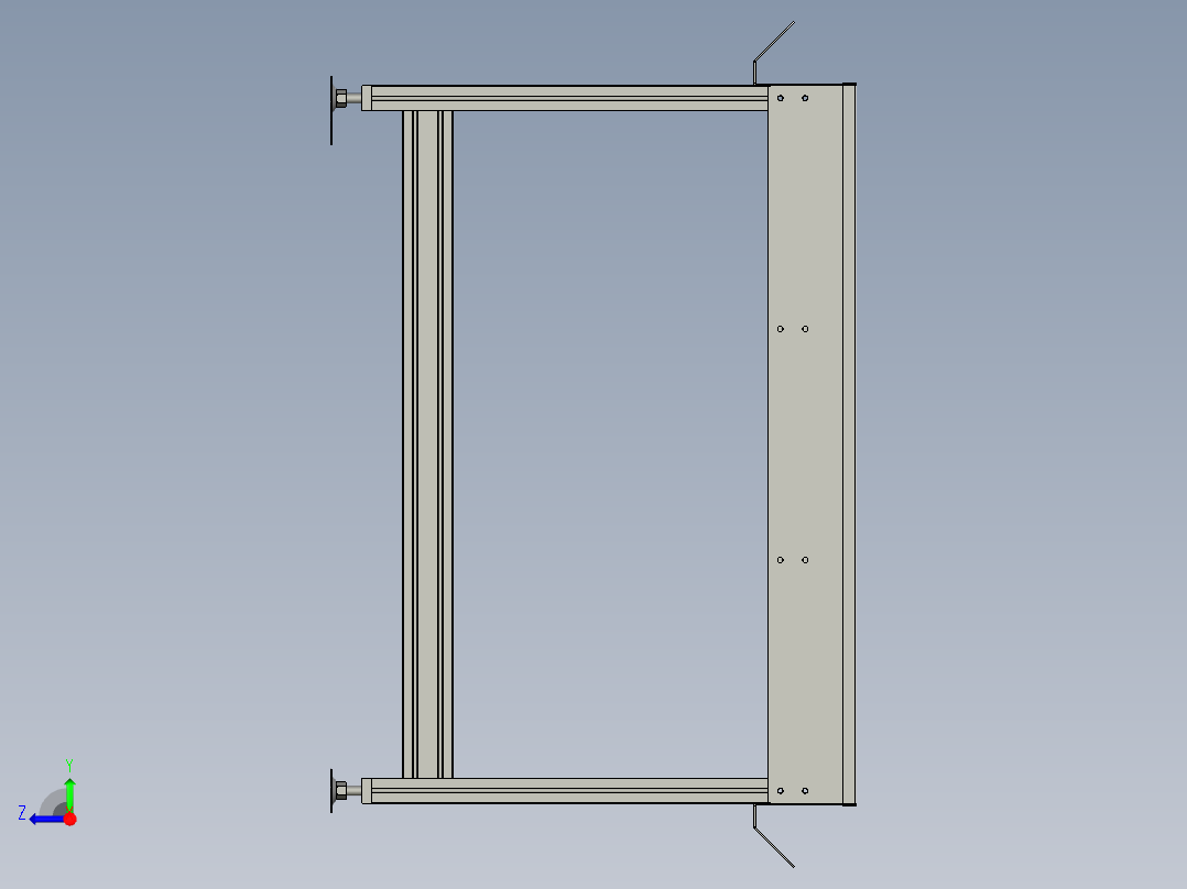 WY21056牛眼工作台右视图