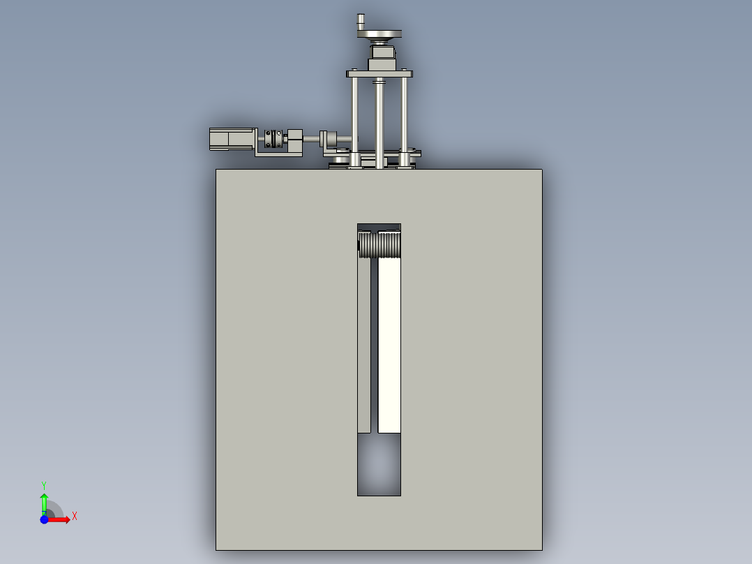 风刀单元前视图