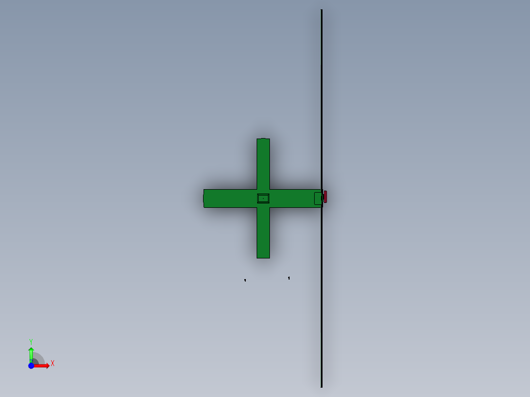 可灵活展开的光伏小车前视图
